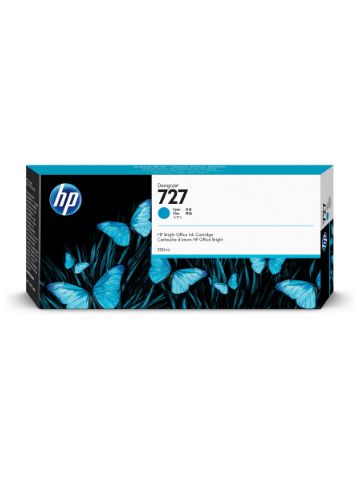 HP F9J76A/727 Ink cartridge cyan 300ml for HP DesignJet T 920/930