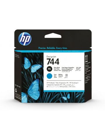 HP F9J86A/744 Printhead black / cyan for HP DesignJet Z 2600