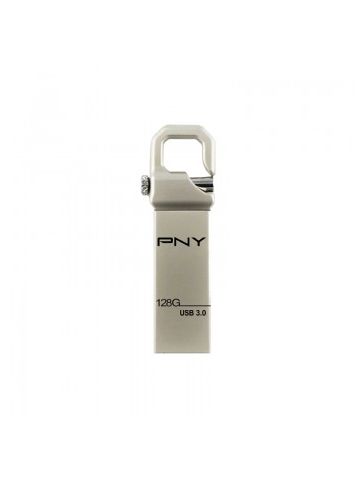 PNY Hook 3.0 USB flash drive 128 GB USB Type-A 3.2 Gen 1 (3.1 Gen 1) Silver