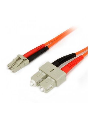 StarTech.com 1m Multimode 62.5/125 Duplex Fiber Patch Cable LC - SC