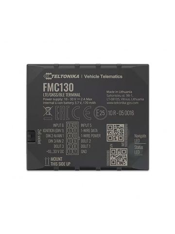 Teltonika Telematics FMC130 4G OBD GNSS Bluetooth Advanced LTE Terminal - FMC130KYXW01