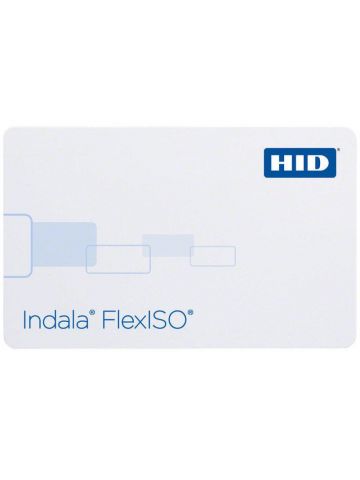 HID (PACS) HID Indala FlexISO Imageable Proximity Cards, Part Number: FPISO-SSSCNA-0000 (Pack of 100)