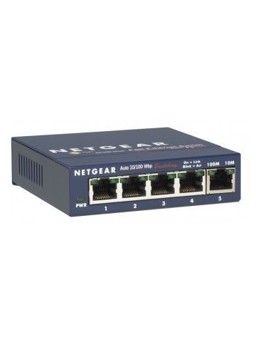 Netgear FS105 Unmanaged L2 Fast Ethernet (10/100) Blue