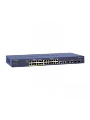 Netgear FS728TLP-100EUS network switch Managed L2 Fast Ethernet (10/100) Black Power over Ethernet (PoE)