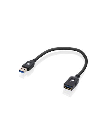 iogear G2LU3AMF USB cable 0.3 m USB 3.2 Gen 1 (3.1 Gen 1) USB A Black