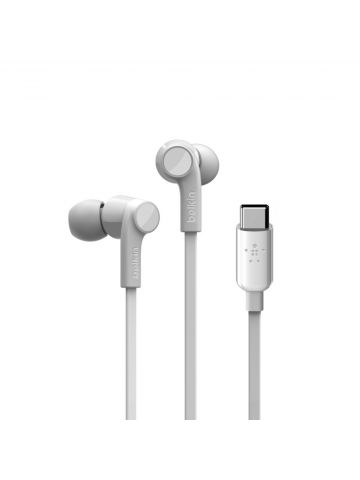 Belkin ROCKSTAR Headphones Wired In-ear Calls/Music USB Type-C White