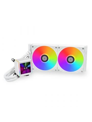 Lian Li GA II LCD Processor Liquid cooling kit 12 cm White