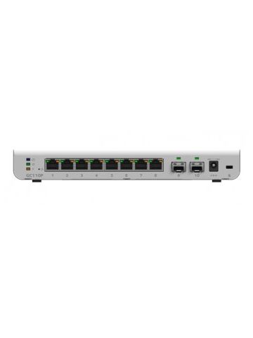 Netgear GC110P Managed Gigabit Ethernet (10/100/1000) Grey Power over Ethernet (PoE)