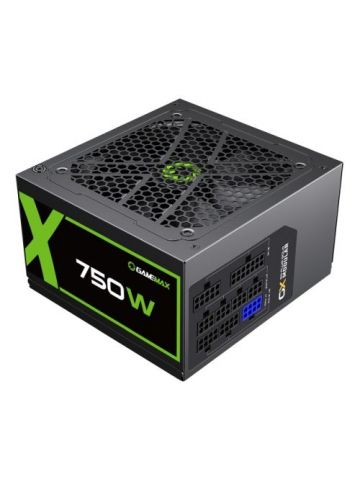 GAMEMAX 750W GX750W PSU, Fully Modular, 80+ Gold, 12cm FDB Fan, Power Lead Not Included