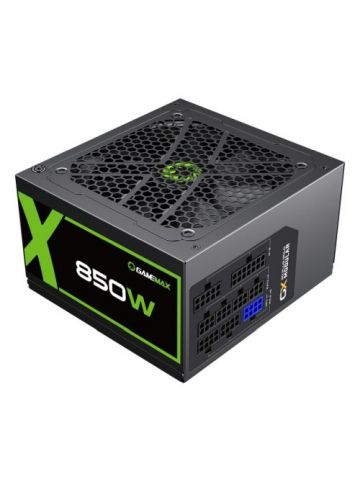 GAMEMAX 850W GX850W PSU, Fully Modular, 80+ Gold, 12cm FDB Fan, Power Lead Not Included