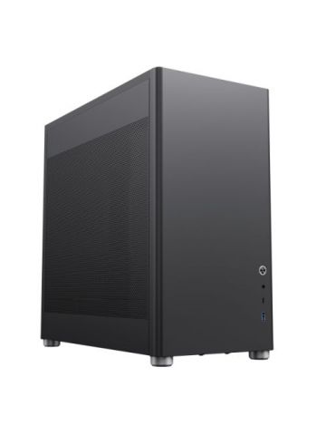 GAMEMAX Meshbox Black Gaming Case, ATX, Mesh Panels, Modular Design, Vertical Airflow Design, No Fans inc., USB-C