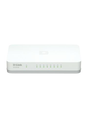 D-Link GO-SW-8G/E network switch Unmanaged Gigabit Ethernet White