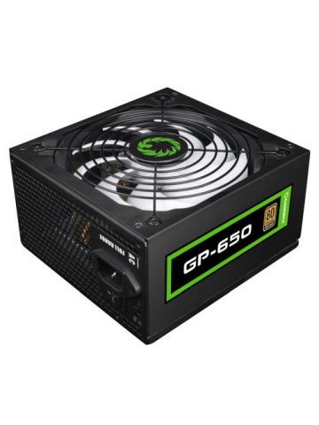GAMEMAX 650W GP650 Performance PSU Fully Wired 14cm Fan 80+ Bronze Black Mesh Cables Power Lead Not Included
