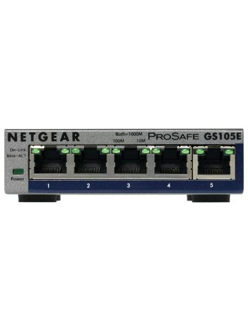 Netgear GS105E-200PES network switch Managed L2/L3 Gigabit Ethernet