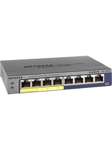 Netgear GS108PE-300AJS 8-Port PoE Gigabit Ethernet Plus Switch