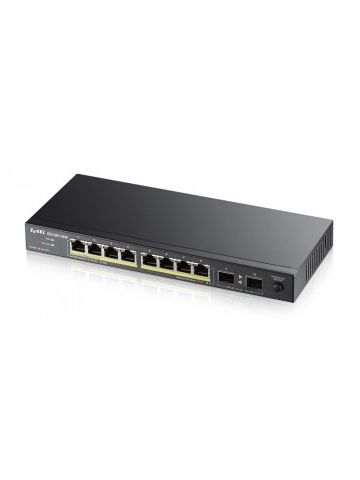 Zyxel GS1100-10HP-GB0101F Unmanaged Gigabit Power over Ethernet (PoE) 1U Black