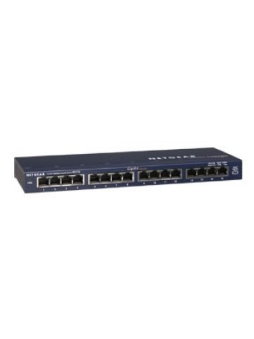 Netgear GS116UK ProSafe 16 Port Gigabit Desktop Switch