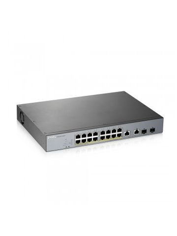 Zyxel GS1350-18HP Managed L2 Gigabit Ethernet (10/100/1000) Grey Power over Ethernet (PoE)