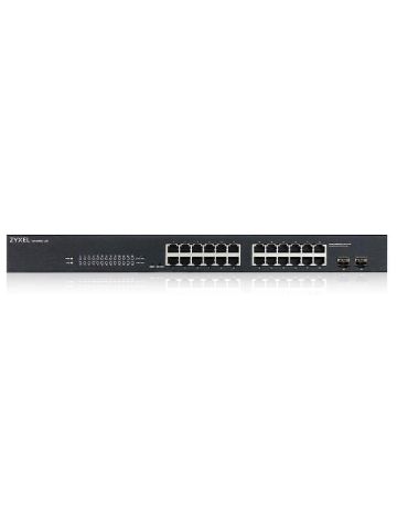 Zyxel GS1900-24 V2 24-Port Gbe L2 Smart Switch Rackmount Fanless