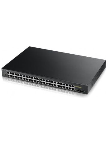 Zyxel GS1900-48HP Managed L2 Gigabit Ethernet (10/100/1000) Black 1U Power over Ethernet (PoE)