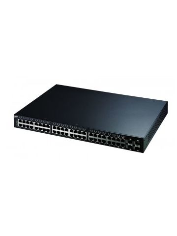 Zyxel GS2210-48HP Managed L2 Gigabit Ethernet (10/100/1000) Black 1U Power over Ethernet (PoE)