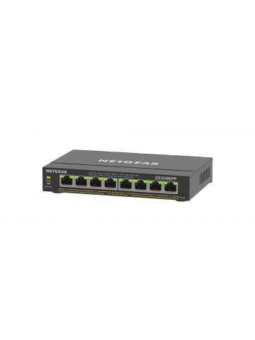 NETGEAR GS308EPP Managed L2/L3 Gigabit Ethernet (10/100/1000) Power over Ethernet (PoE) Black