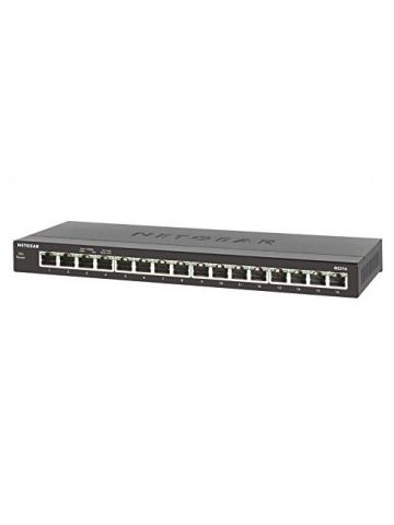 Netgear GS316-100UKS Unmanaged Gigabit Ethernet Black