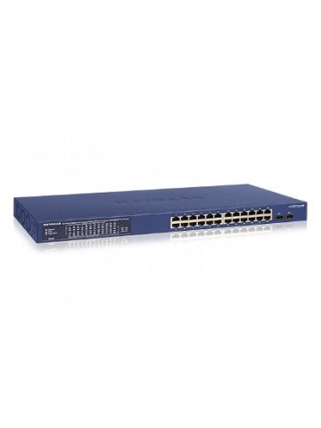 Netgear GS724TPP Managed L2/L3/L4 Gigabit Ethernet (10/100/1000) Blue Power over Ethernet (PoE)