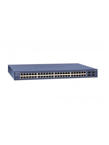 Netgear GS748T Managed L2+ Gigabit Ethernet (10/100/1000) Blue