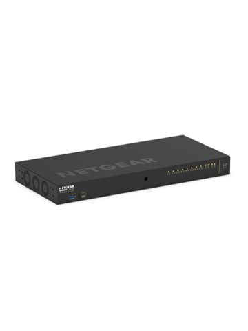 Netgear GSM4212PX-100EUS M4250-10G2XF-PoE+ Managed L2/L3 Gigabit Ethernet Black 1U Power over Ethernet (PoE)