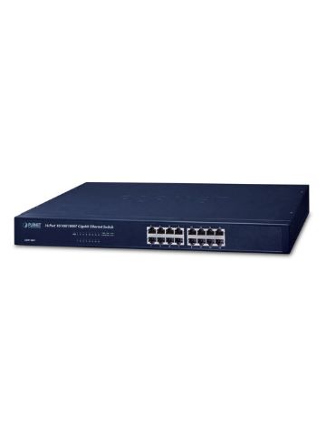 Cablenet 16 Port 10/100/1000 Mbps Gigabit Ethernet Switch 19inch