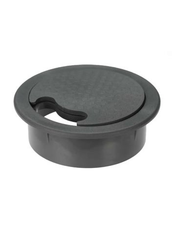 POWERDATA 46MM DESK CUT-OUT BLACK GROMMET