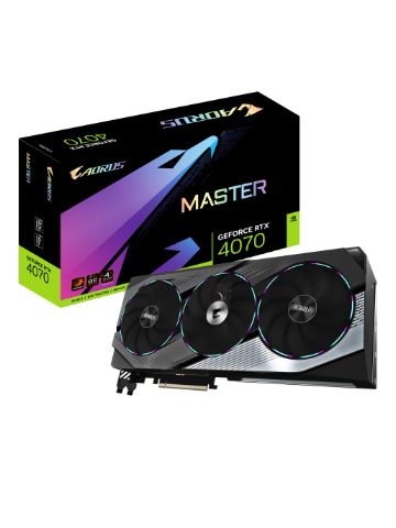 Gigabyte AORUS GeForce RTX 4070 MASTER 12G NVIDIA 12 GB GDDR6X