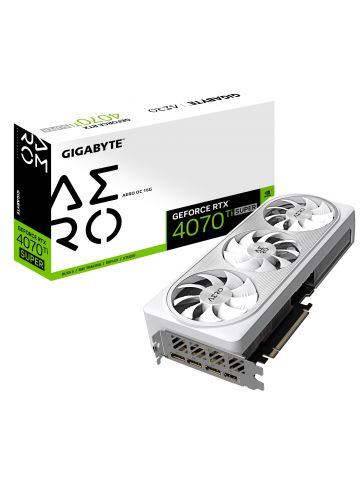 Gigabyte AERO GeForce RTX 4070 Ti SUPER OC 16G NVIDIA 16 GB GDDR6X