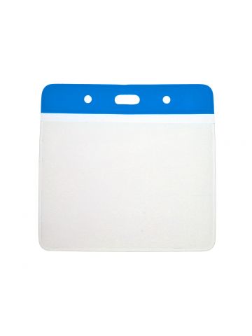 Digital ID Vinyl Blue Top Card Holders - 102x83mm (Pack of 100)