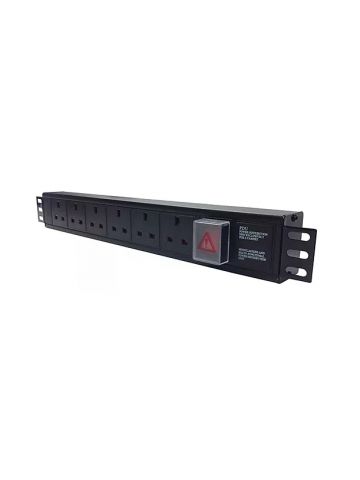 PowerData Technologies H13A/6 power distribution unit (PDU) 1.5U Black 6 AC outlet(s)