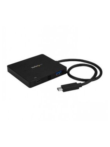 StarTech.com 3-Port USB-C Hub with Power Delivery - USB-C to 3x USB-A - USB 3.0 Hub