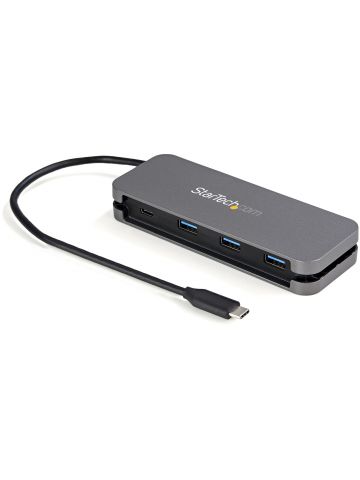 StarTech.com 4 Port USB C Hub - 3x USB-A/1x USB-C - 5Gbps USB 3.0 Type-C Hub (3.2/3.1 Gen 1) - Bus Powered - Portable USB-C to USB-A Adapter Hub - 28.5cm (11.2") Cable w/Cable Management~4 Port USB C Hub - 3x USB-A/1x USB-C - USB 3.0 Type-C Hub - USB 3.2