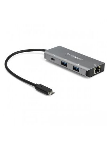 StarTech.com 3-Port USB-C Hub with LAN Port - 10Gbps - 2x USB-A & 1x USB-C