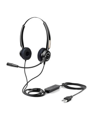 Urban Factory USB HEADSET WITH REMOTE CONTROL Wired Head-band USB Type-A Black