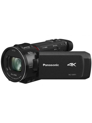 Panasonic HC-VXF1 4K Camcorder with 24x Optical Zoom, 3" LCD, WiFi & SD/SDHC/SDXC Compatibility - Black