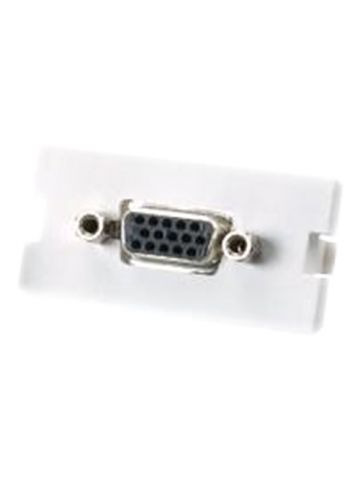 Cablenet HD15 Female - Female (25mm x 50mm) Module White