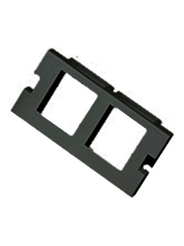 Cablenet 2 Port Keystone Housing (25mm x 50mm) Black