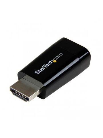 StarTech.com Compact HDMI to VGA Adapter Converter - Ideal for Chromebooks Ultrabooks & Laptops �� 1920x1200/1080p