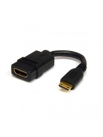 StarTech.com 5in High Speed HDMI Adapter Cable - HDMI to HDMI Mini- F/M