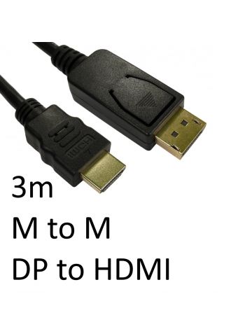 TARGET DisplayPort (M) to HDMI (M) 3m Black OEM Display Cable
