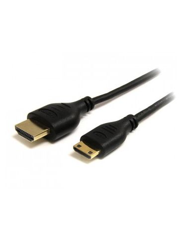 StarTech.com 6 ft Slim High Speed HDMI Cable with Ethernet - HDMI to HDMI Mini M/M