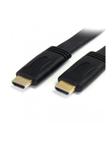 StarTech.com 10 ft Flat High Speed HDMI Cable with Ethernet - Ultra HD 4k x 2k HDMI Cable - HDMI to HDMI M/M