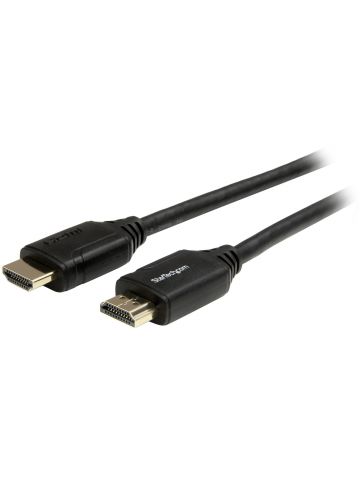 StarTech.com 3ft (1m) Premium Certified HDMI 2.0 Cable with Ethernet - High Speed Ultra HD 4K 60Hz HDMI Cable HDR10 - HDMI Cord (Male/Male Connectors) - For UHD Monitors, TVs, Displays