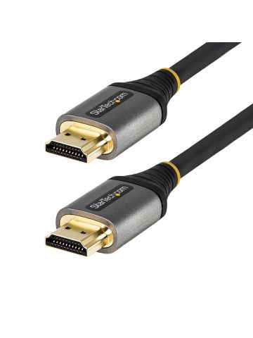 StarTech.com 3ft (1m) HDMI 2.1 Cable 8K - Certified Ultra High Speed HDMI Cable 48Gbps - 8K 60Hz/4K 120Hz HDR10+ eARC - Ultra HD 8K HDMI Cable - Monitor/TV/Display - Flexible TPE Jacket